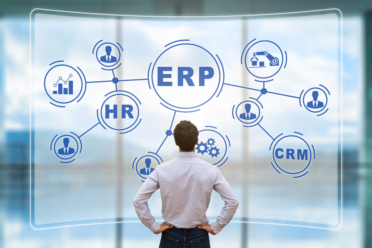 Team aligning systems during ERP setup and migration